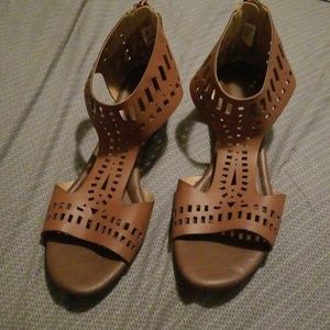 Tan sandals